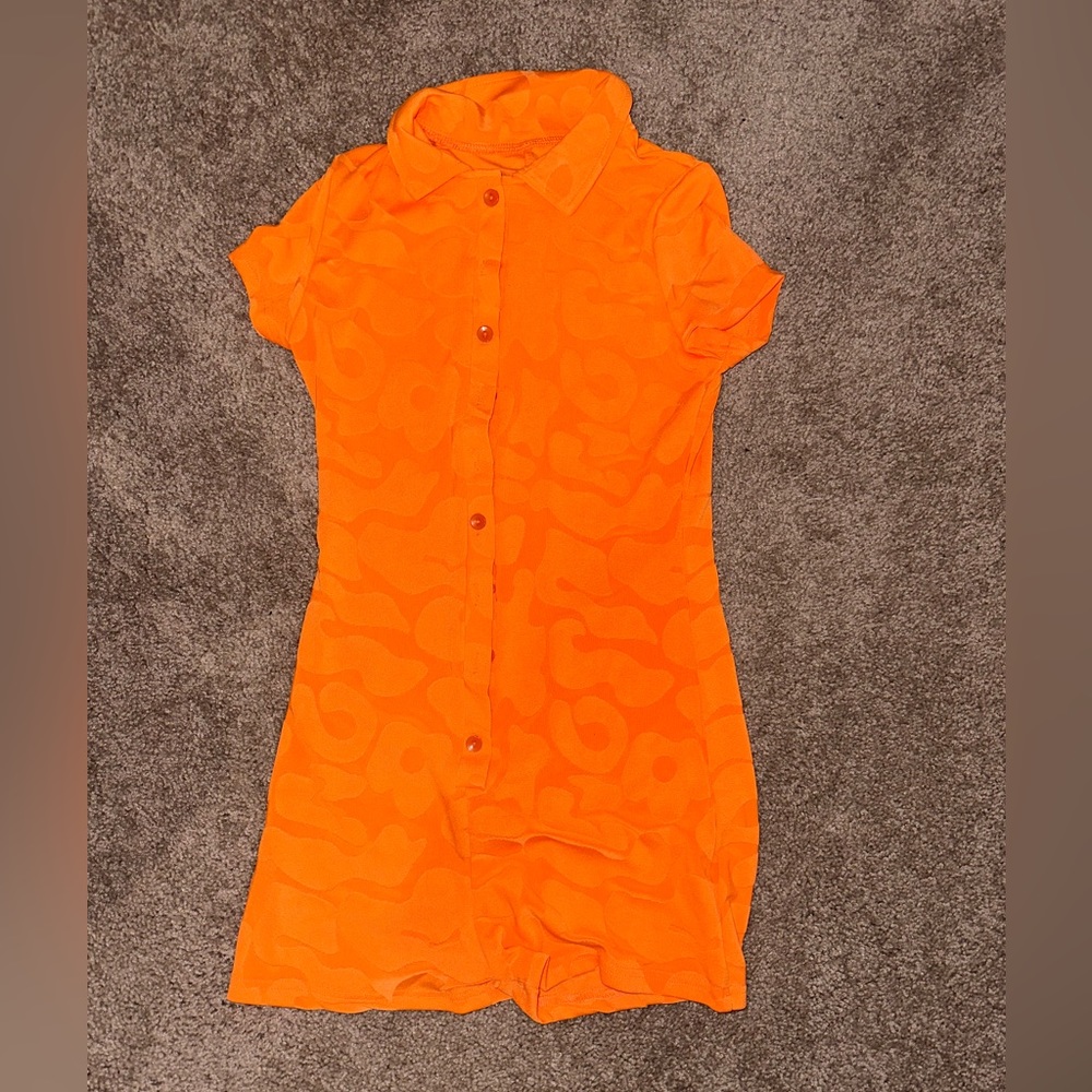 Orange Romper